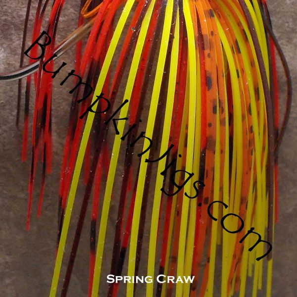 Piano Wire Spinnerbait-Red Kicker Blade